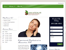 Tablet Screenshot of beavertonpsychiatry.com